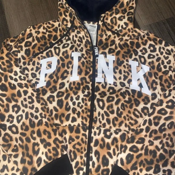 Victoria’s Secret cheetah print hoodie - Picture 3 of 9